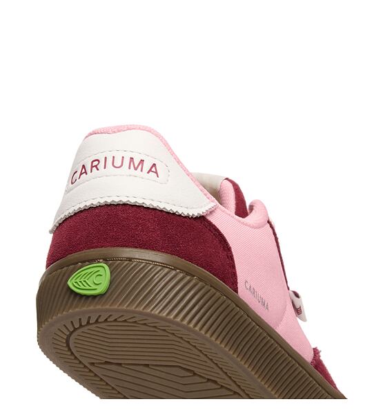 Dámské volnočasové boty Cariuma TOCA Teak Bright Rose Nylon Cabernet Suede Sneaker