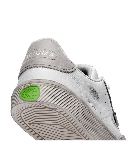 Dámské volnočasové boty Cariuma TOCA Vintage Warm White Diamond Leather and Suede Sneaker