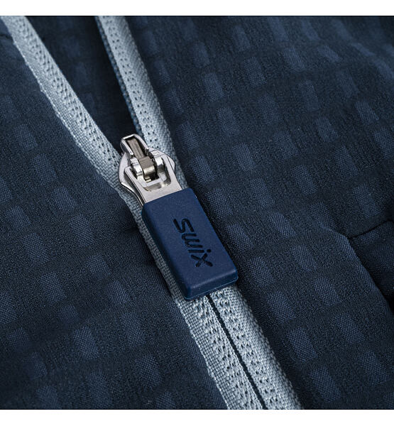 Dámská funkční mikina Swix Pace Hybrid Full Zip Midlayer W