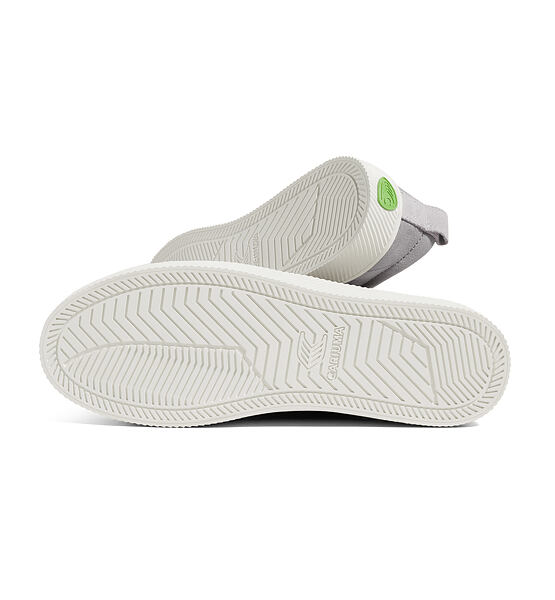 Dámské volnočasové boty Cariuma OCA Low Light Grey Canvas Vintage White Suede Sneaker