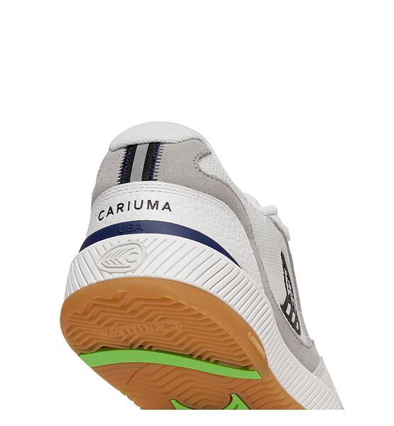 Pánské volnočasové boty Cariuma UBA PRO Off-White Suede and Smoke White Mesh Black Logo Sneaker