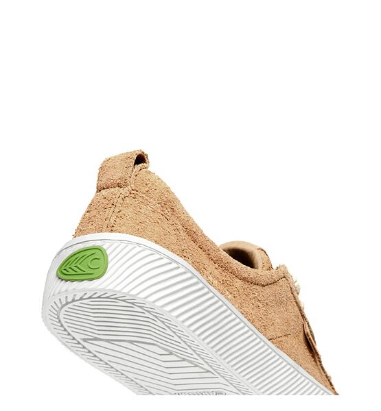 Dámské volnočasové boty Cariuma OCA Low Latte Hairy Suede Sneaker