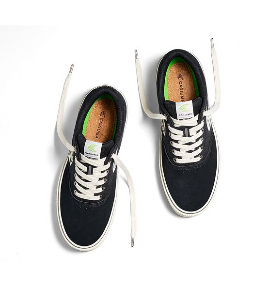 Dámské volnočasové boty Cariuma NAIOCA PRO Stripe Suede and Canvas Black