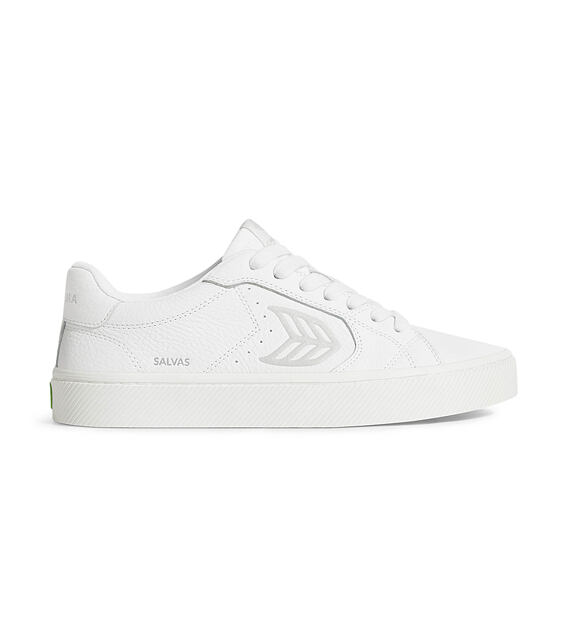 Dámské volnočasové boty Cariuma SALVAS White Premium Leather Ice Logo Sneaker
