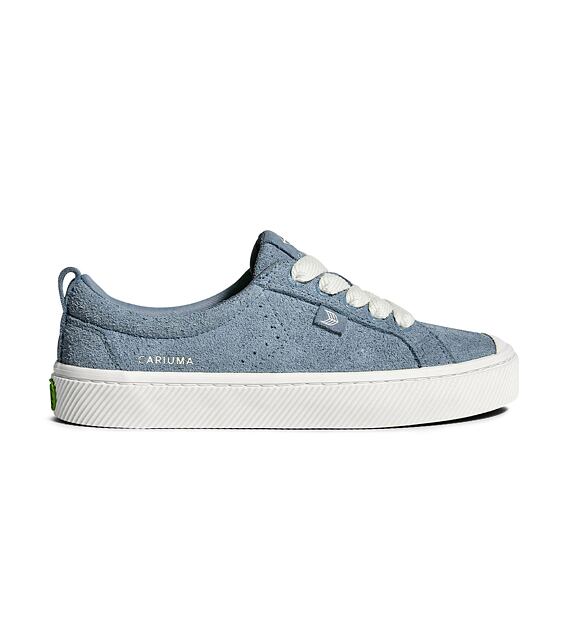 Dámské volnočasové boty Cariuma OCA Low Mountain Spring Blue Hairy Suede Sneaker