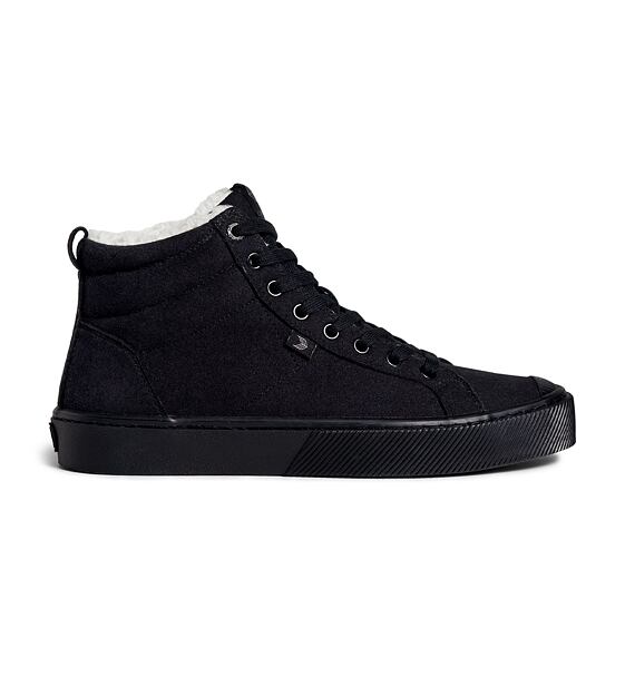 Dámské volnočasové boty Cariuma OCA Therma High All Black Suede Boot
