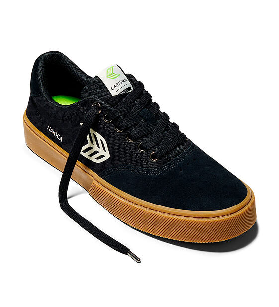 Pánské volnočasové boty Cariuma NAIOCA PRO Suede and Canvas Gum Black