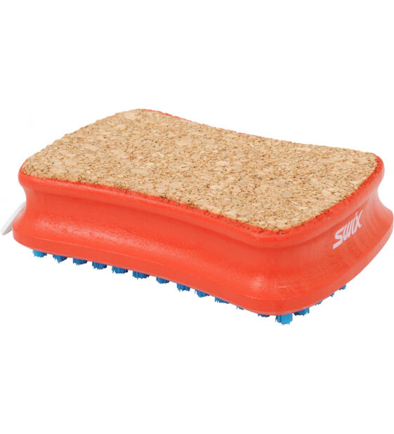 Kartáč Swix T196B Brush rect., combi cork/nylon