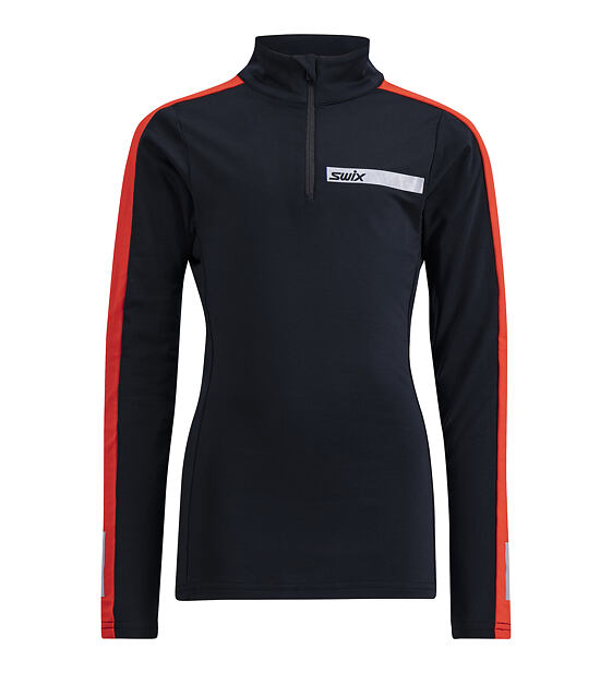 Juniorské funkční triko Swix Roadline NTS Half Zip Baselayer Top Jr