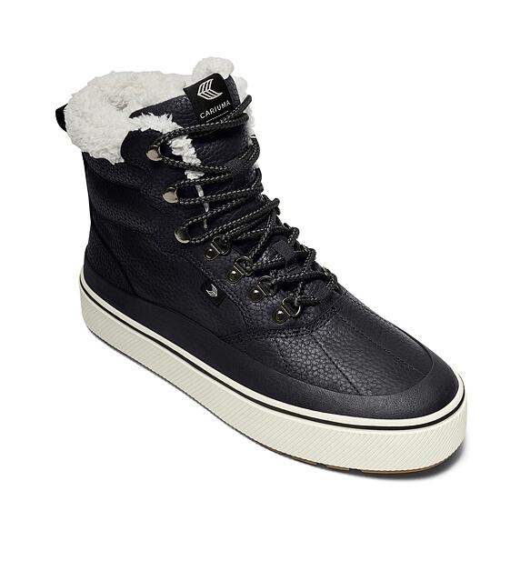 Pánské volnočasové boty Cariuma IBIRA Black Nubuck Boot