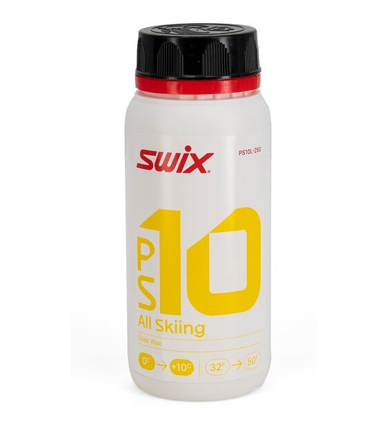 Skluzný vosk Swix PS10 Liquid Yellow 250ml