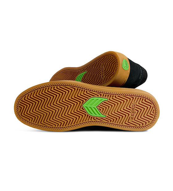 Pánské volnočasové boty Cariuma VALLELY PRO Gum Black Suede and Cordura Ash Grey Logo Sneaker