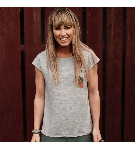 Dámské triko Lundhags Fulu Merino Bottle T-Shirt W