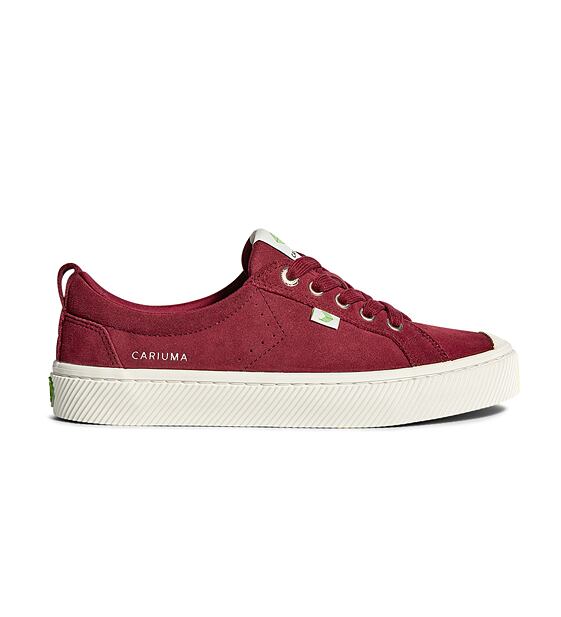 Dámské volnočasové boty Cariuma OCA Low Cabernet Suede Sneaker