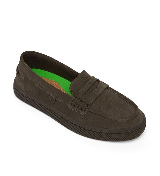 Dámské volnočasové boty Cariuma CAJU Loafer Teak Brown Suede
