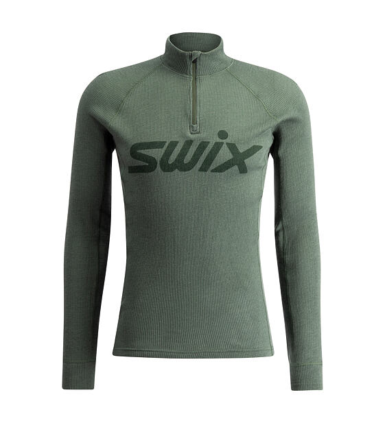 Pánské funkční triko Swix RaceX Merino Half Zip M