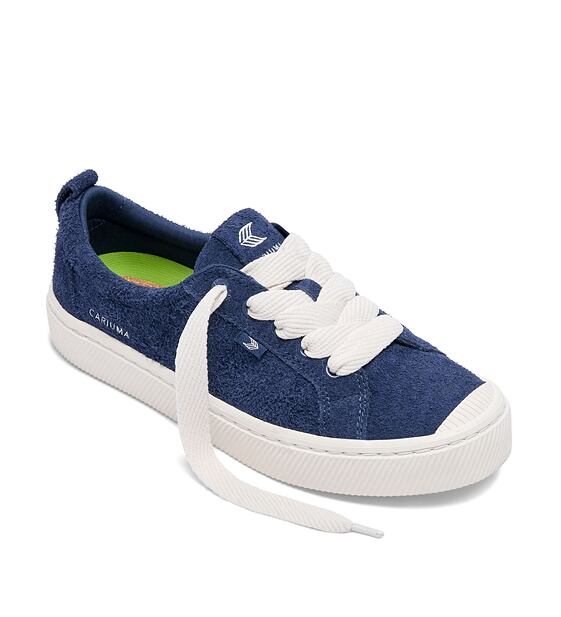 Pánské volnočasové boty Cariuma OCA Hairy Suede Bright Navy