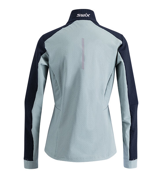 Dámská funkční mikina Swix Pace Hybrid Full Zip Midlayer W