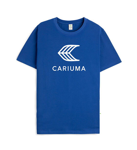 Unisex tričko Cariuma T-Shirt Dazzling Blue with Off-White Logo