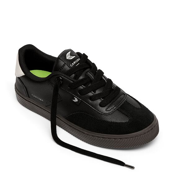 Pánské volnočasové boty Cariuma TOCA Soft Grain Leather and Suede Teak Black