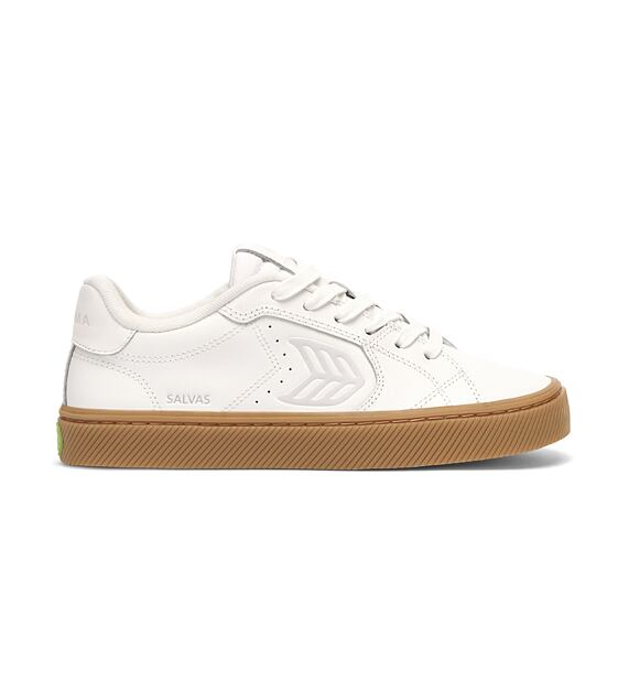 Pánské volnočasové boty Cariuma SALVAS Leather Gum Warm White Ice Logo