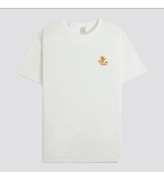 Cariuma T-Shirt Off White Floral Surfboard
