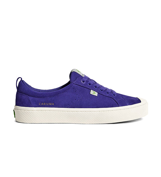 Pánské volnočasové boty Cariuma OCA Low Liberty Purple Suede Sneaker