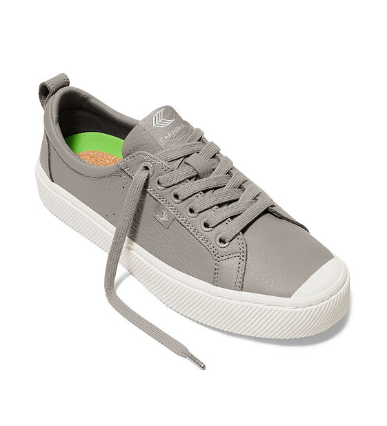 Dámské volnočasové boty Cariuma OCA Low Grey Premium Leather Sneaker