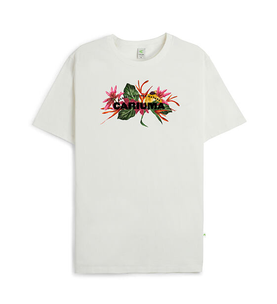 Unisex tričko Cariuma T-Shirt Off-White Cariuma Flowers
