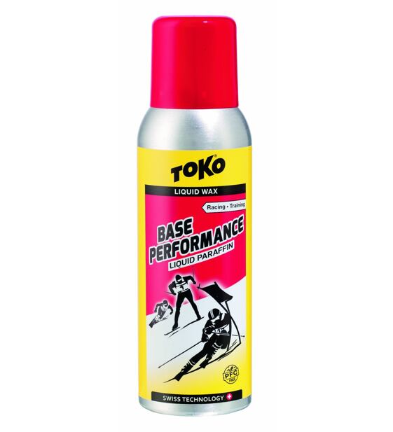 Skluzný vosk Toko Base Performance Liquid Paraffin Red 100ml