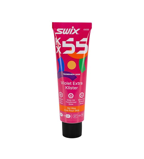 Klistr Swix KX55 Violet Extra Klister -6°C to +4°C, 55g