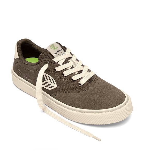 Pánské volnočasové boty Cariuma NAIOCA PRO Stripe Suede and Canvas Teak