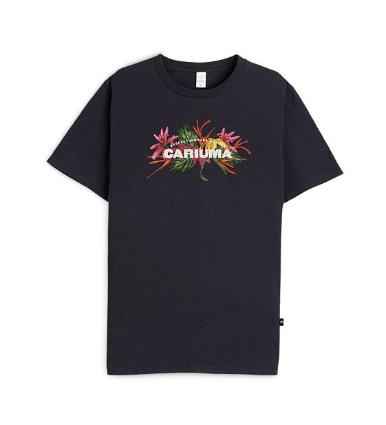 Cariuma T-Shirt Black Cariuma Flowers