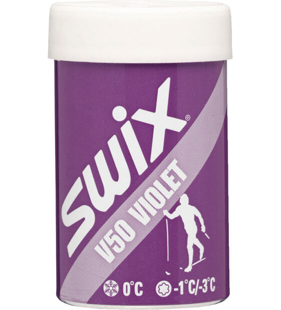 Tapadó wax Swix V50 Violet Hardwax 0°C, 43g