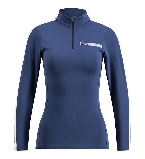 Dámské funkční triko Swix Roadline NTS Half Zip Baselayer Top W