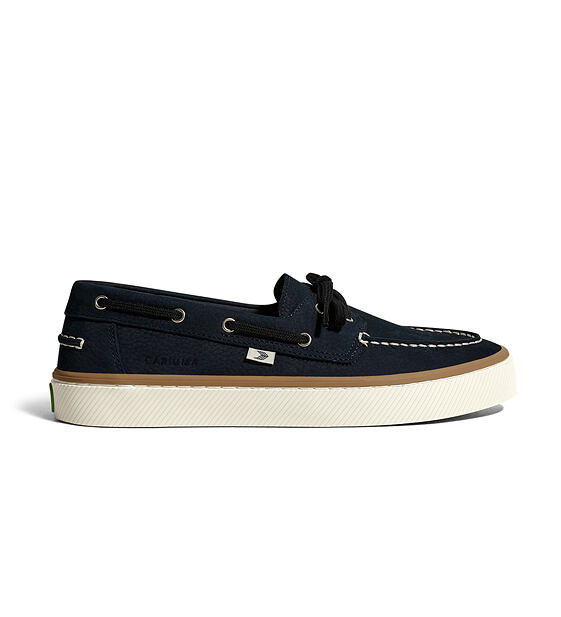 Pánské volnočasové boty Cariuma Mare Boat Shoe Navy Nubuck