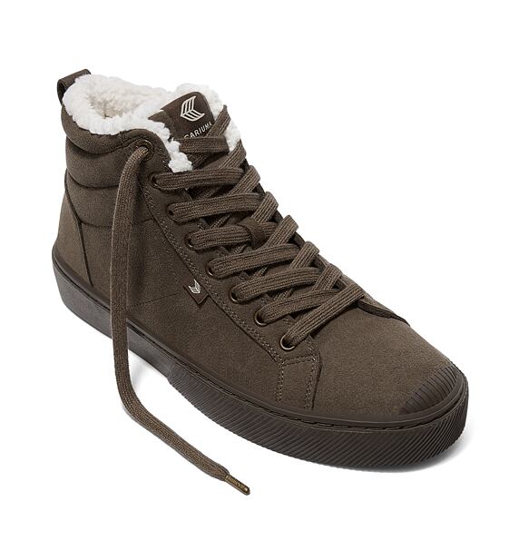 Dámské volnočasové boty Cariuma OCA Therma High All Teak Suede Boot