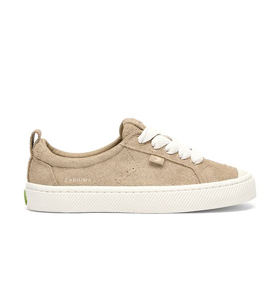Dámské volnočasové boty Cariuma OCA Hairy Suede Desert Taupe