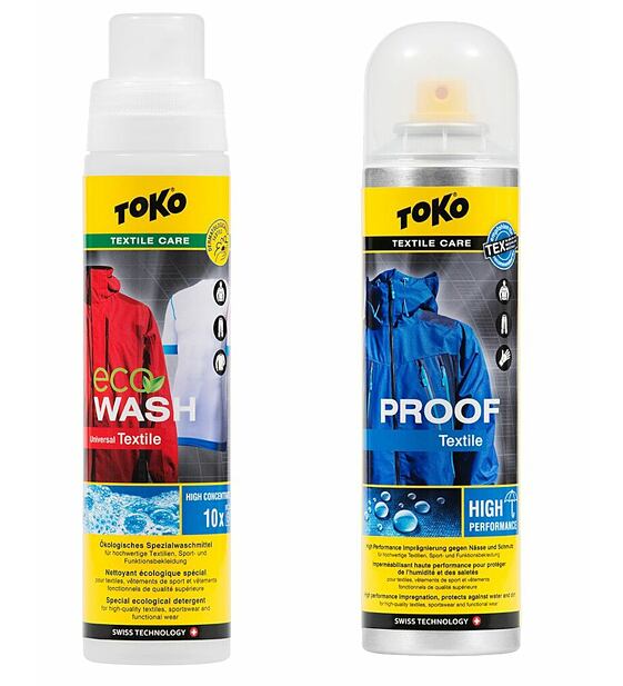 Impregnálás Toko Duo-Pack Textile Proof & Eco Textile Wash