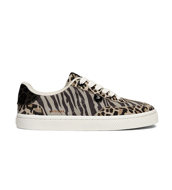 Pánské volnočasové boty Cariuma TOCA Zebra Leopard Print Suede Sneaker