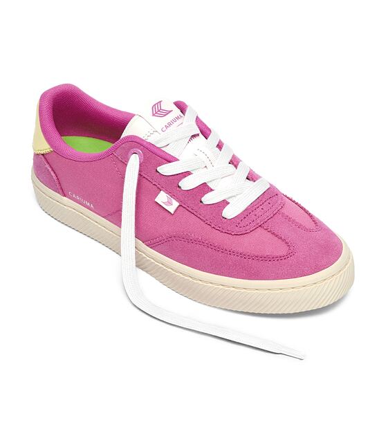 Pánské volnočasové boty Cariuma TOCA Nylon and Suede Rose Violet