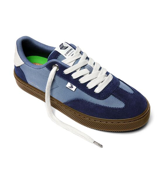 Pánské volnočasové boty Cariuma TOCA Teak Mirage Blue Nylon Marine Blue Suede Sneaker