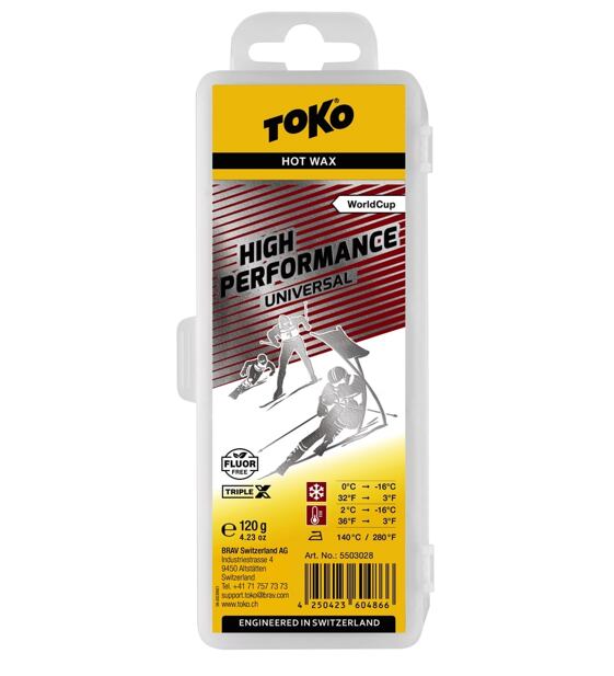 Skluzný vosk Toko High Performance Universal 120g