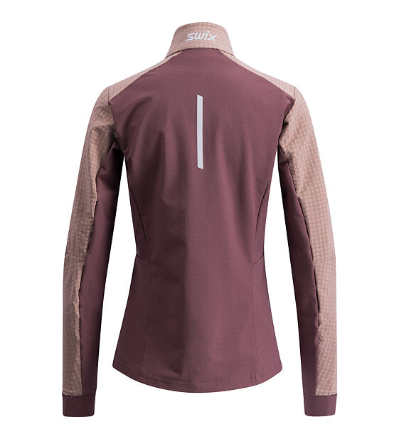 Dámská funkční mikina Swix Pace Hybrid Full Zip Midlayer W