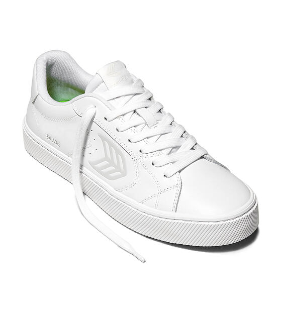 Dámské volnočasové boty Cariuma SALVAS White Leather Sneaker