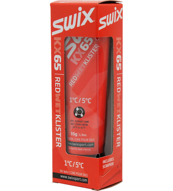 Klistr Swix KX65 Red Klister +1°C to +5°C, 55g