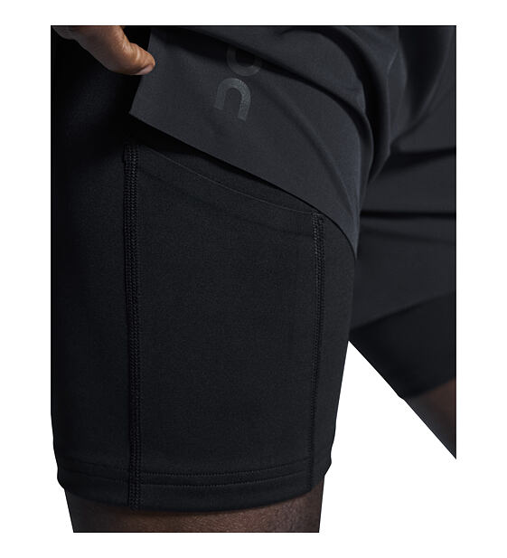 Férfi tövid futónadrág On 5" Performance 2/1 Shorts