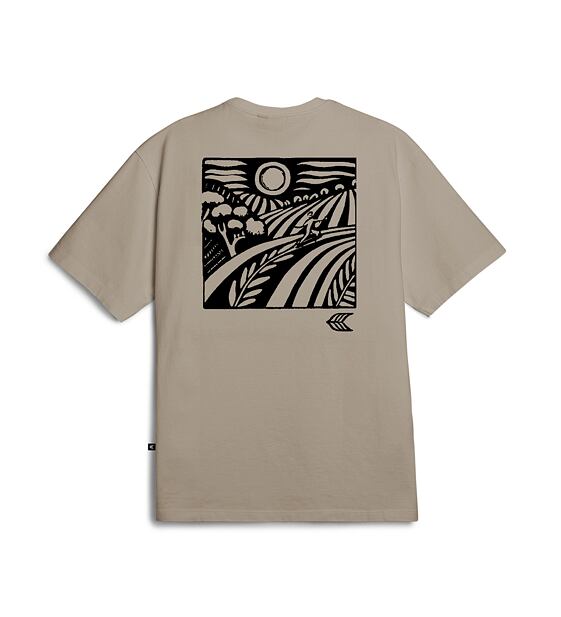 Unisex tričko Cariuma T-Shirt Black with Small Green Logo