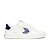 Dámské volnočasové boty Cariuma SALVAS White Leather Bright Navy Logo Sneaker